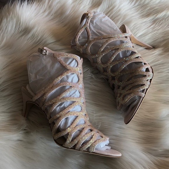 Imagine Vince Camuto Plash Pale Pink Caged Sandal 8.5 - Picture 8 of 8